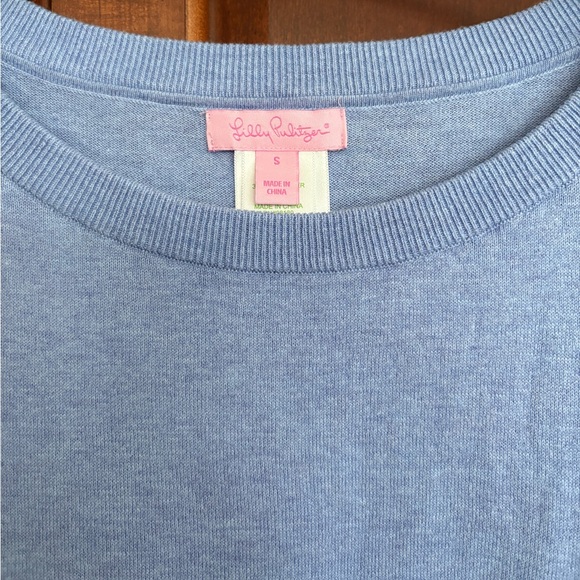 Lilly Pulitzer Damara Sweater Periwinkle Purple Heather Size Small - Picture 3 of 5